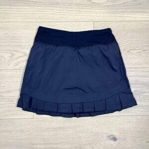 Ivivva Black Ruffle Athletic Tennis Running Pace Skirt Size 10